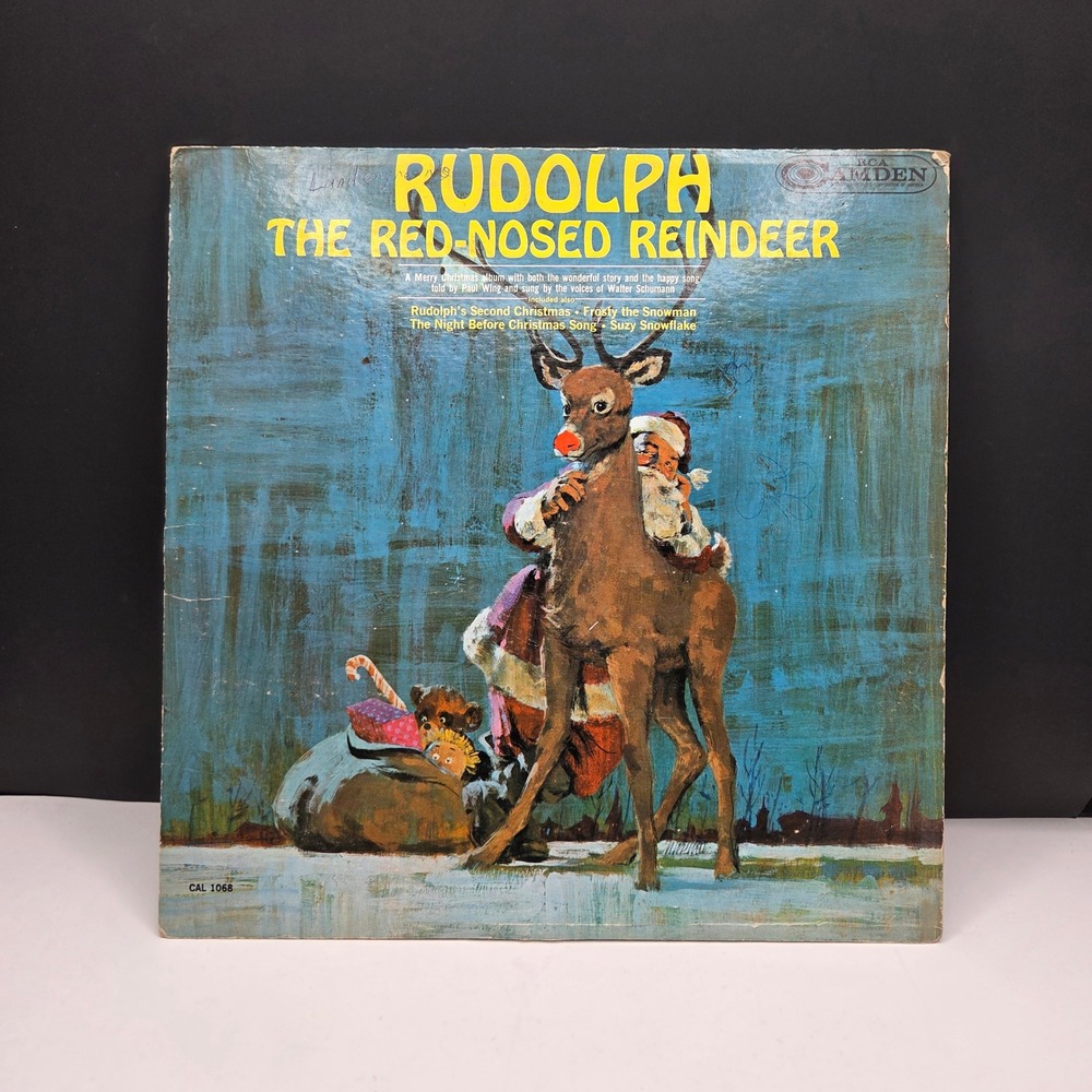 RCA Camden Rudolph The Red-Nosed Reindeer Vinyl LP 12" Mono CAL-1068 Christmas